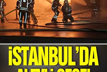 İstanbul’da alevli gece! İki iş yeri peş peşe alev aldı