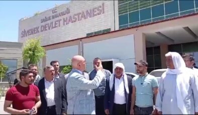 CHP Milletvekili Tanal, Siverek Devlet Hastanesi’nde yaşanan sağlık sorunlarına dikkat çekti