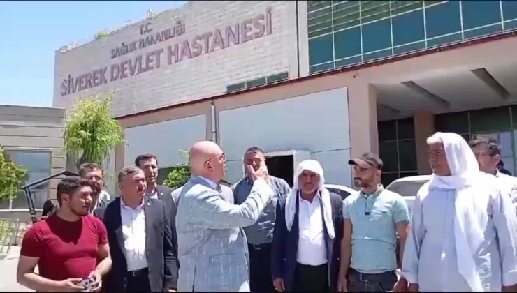 CHP Milletvekili Tanal, Siverek Devlet Hastanesi’nde yaşanan sağlık sorunlarına dikkat çekti