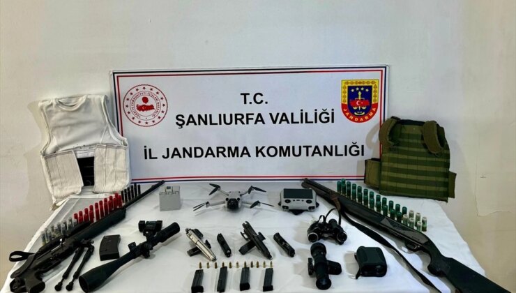 Şanlıurfa’da PKK/KCK-PYD/YPG operasyonunda çok sayıda mühimmat ele geçirildi