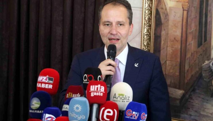 Yeniden Refah Partisi Genel Başkanı Fatih Erbakan Şanlıurfa’da Belediye Teşkilatını Ziyaret Etti