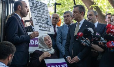 Özgür Özel, Emine Şenyaşar’ın taleplerini Cumhurbaşkanı’na iletecek