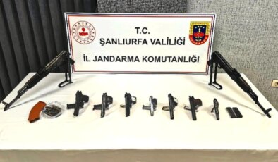Şanlıurfa’da silah kaçakçılığı operasyonunda 7 şüpheli gözaltına alındı